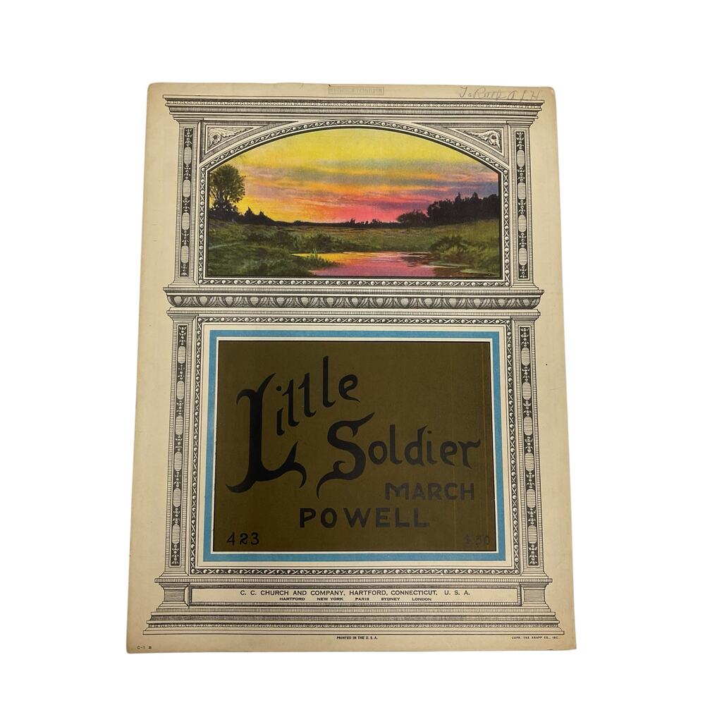 Little‎ Soldier March Sheet Music WC Powell